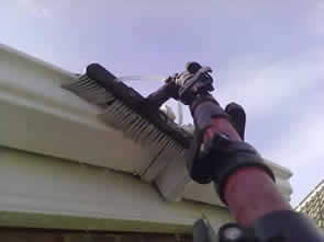 We can reach awkward gutters without ladders